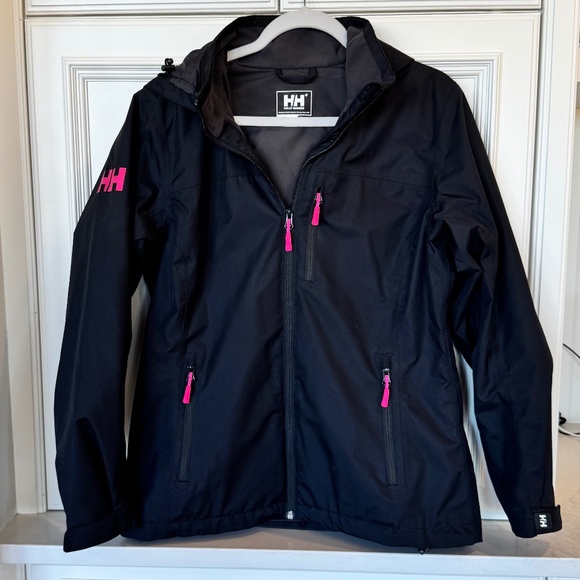 Helly Hansen Women’s Black Waterproof Jacket – Excellent Condition-SZ L - Picture 1 of 2